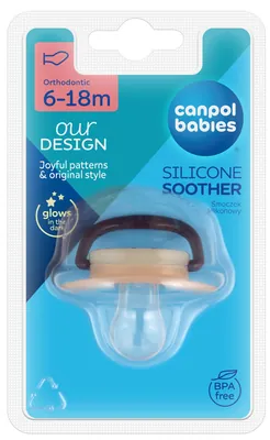 Пустушка силіконова Canpol Babies Night dreams анатомічна 22/501, 6-18 місяців, 1 шт