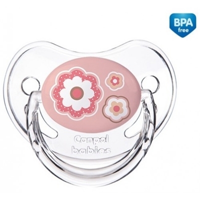 Пустышка силиконовая Canpol Babies Newborn baby анатомическая 22/565_pin, 0-6 месяцев, 1 шт