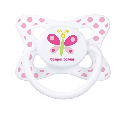 Пустышка силиконовая Canpol Babies Каникулы симметричная 23/461, 6-18 месяцев, 1 шт
