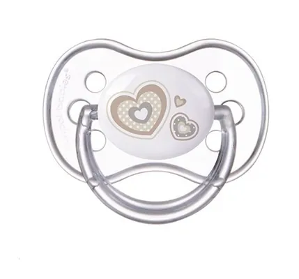 Пустушка силіконова Canpol Babies Newborn baby симетрична 22/582_bei, 18+ місяців, 1 шт