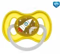 Пустушка латексна Canpol Babies Space 23/221_yel кругла 0-6 місяців, 1 шт