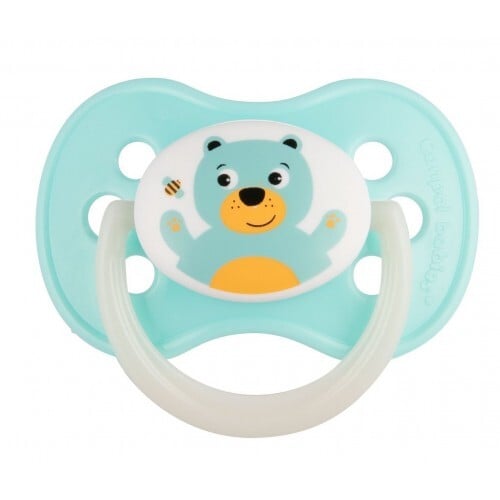 Пустышка силиконовая Canpol Babies Animals круглая 22/596, 6-18 месяцев, 1 шт