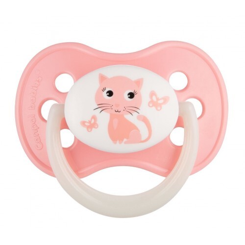 Пустышка силиконовая Canpol Babies Animals круглая 22/596, 6-18 месяцев, 1 шт