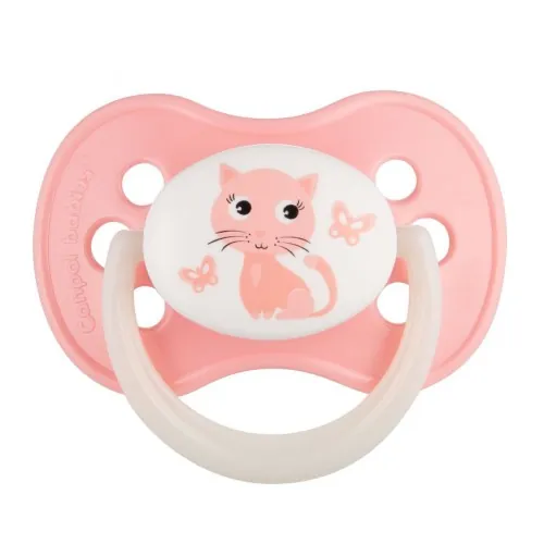 Пустушка силіконова Canpol Babies Animals кругла 22/596, 6-18 місяців, 1 шт