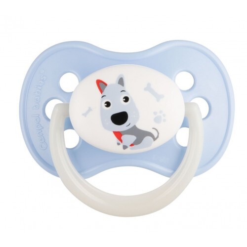 Пустышка силиконовая Canpol Babies Animals круглая 22/596, 6-18 месяцев, 1 шт
