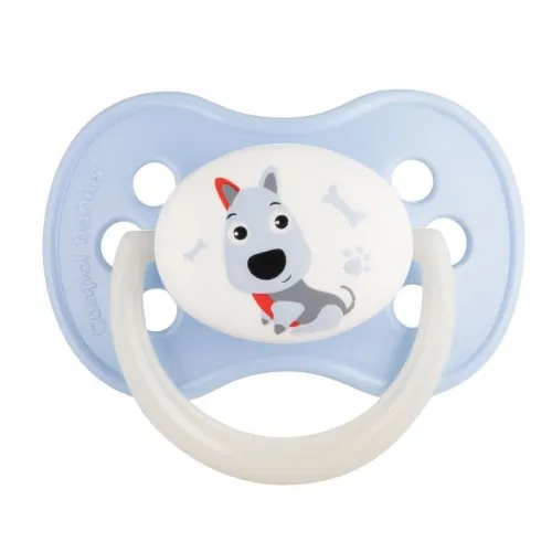 Пустушка силіконова Canpol Babies Animals кругла 22/596, 6-18 місяців, 1 шт