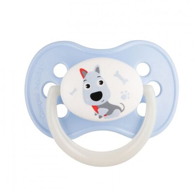 Пустышка латексная Canpol Babies 22/593 Animals круглая 0-6 месяцев, 1 шт