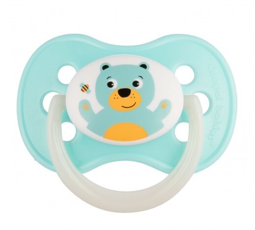 Пустышка силиконовая Canpol Babies Animals круглая 22/595, 0-6 месяцев, 1 шт