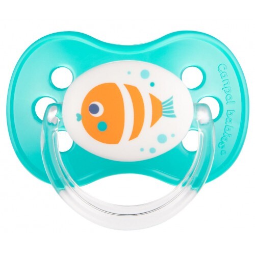 Пустышка силиконовая Canpol Babies Nature круглая 22/415, 18+ месяцев, 1 шт