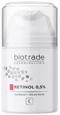 Крем-маска для обличчя Biotrade Retinol антивікова нічна з ретинолом 0,5%, 50 мл