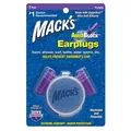 Беруші вкладки вушні MACK`S AquaBlock Earplugs 1112 силіконові м'які, захист від води, фіолетові, 1 пара