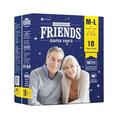 Підгузки-трусики для дорослих Friends Overnight, розмір M, 10 штук