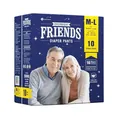 Підгузки-трусики для дорослих Friends Overnight, розмір M, 10 штук