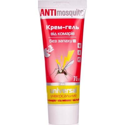 Крем-гель Anti Mosquito Universal от комаров универсальный, 75 мл
