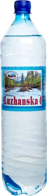 Вода мінеральна Лужанська-4 сильногазована, 1,5 л