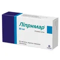 Ліпримар таблетки, в/плів. обол. по 80 мг №30 (10х3)