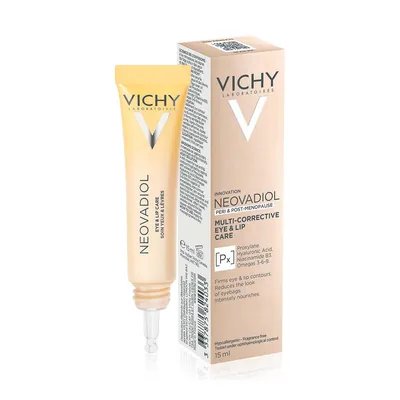 Крем Vichy Neovadiol мультикоректуючий для розгладження зморшок та інтенсивного живлення шкіри навколо очей та губ, 15 мл