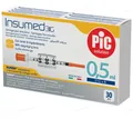Шприц інсуліновий 0,5 мл Insumed 31G (0,25 х 8 мм), 30 штук
