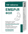 ЭМБРиЯ ФОЛ таблетки по  0.1 г №150