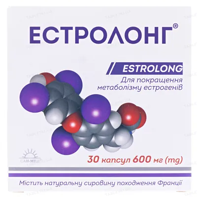 Естролонг капсули по 600 мг №30