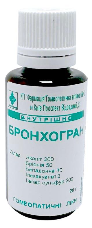 Комплекс Бронхогран КП Фармация гранулы по 20 г во флак.