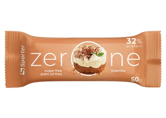 Батончик протеїновий Sporter Zero One 32% протеїну тірамісу, 50 г