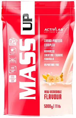Гейнер Activlab Mass Up банан, 5 кг