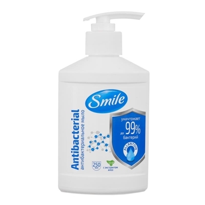 Мыло жидкое Smile с антибактериальным эффектом, 250 мл
