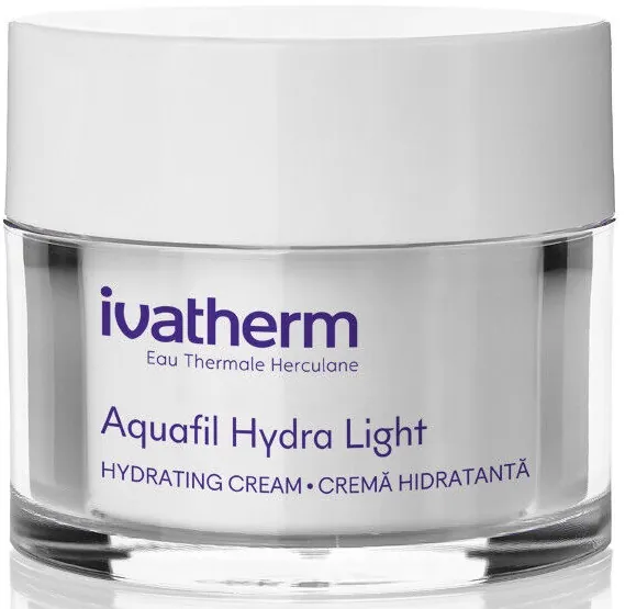 Крем для обличчя Ivatherm Aquafil Hydra Light зволожуючий для чутливої шкіри нормального та комбінованого типу, 50 мл