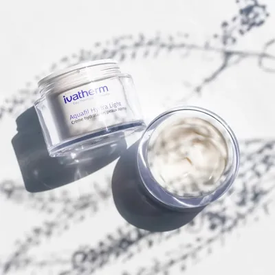 Крем для обличчя Ivatherm Aquafil Hydra Light зволожуючий для чутливої шкіри нормального та комбінованого типу, 50 мл