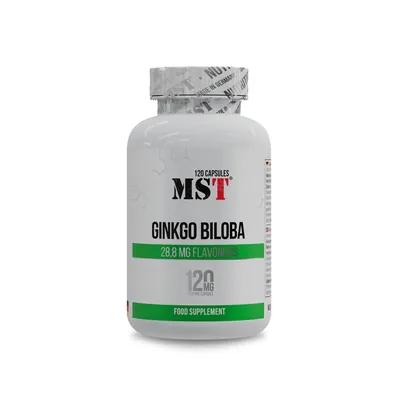 Гінкго білоба MST Nutrition Ginkgo Biloba 120 мг, 60 капсул