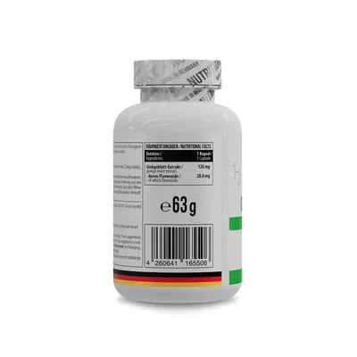 Гінкго білоба MST Nutrition Ginkgo Biloba 120 мг, 60 капсул