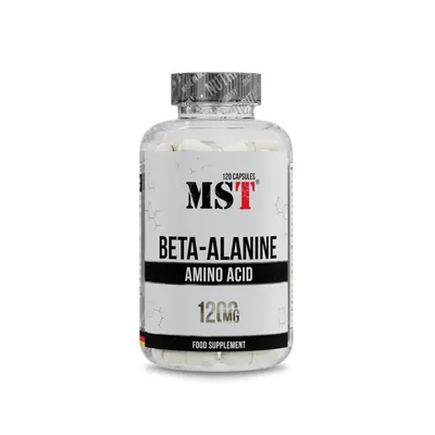 Бета-аланін MST Nutrition Beta-Alanine, 120 капсул