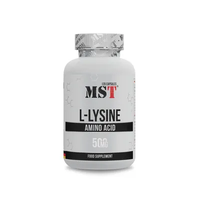 L-Лізин MST Nutrition L-Lysine, 120 капсул
