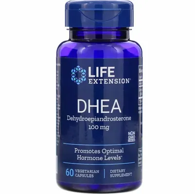 ДГЕА Life Extension DHEA 100 мг, 60 капсул