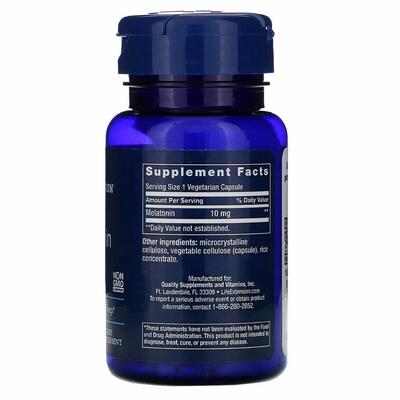 Мелатонин Life Extension Melatonin 10 мг, 60 капсул