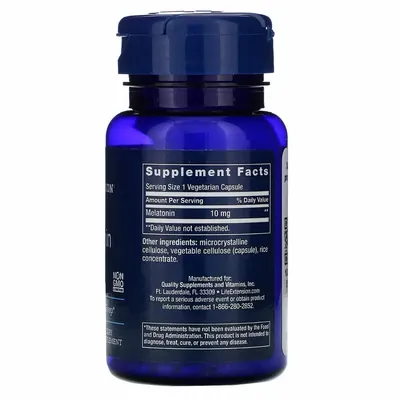 Мелатонін Life Extension Melatonin 10 мг, 60 капсул