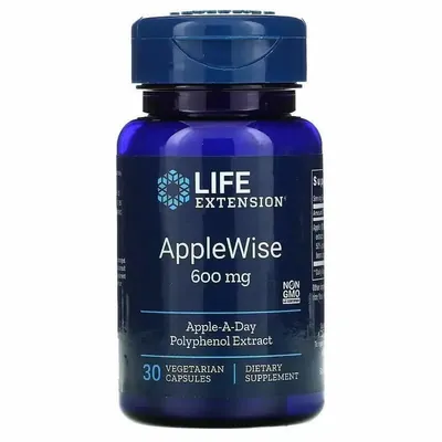 Поліфеноли яблучні Life Extension AppleWise 600 мг, 30 капсул