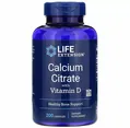 Кальцію цитрат з вітаміном Д Life Extension Calcium Citrate with Vitamin D, 200 капсул