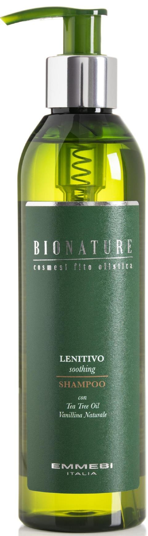 Шампунь для волосся Emmebi Italia Bionature Soothing заспокійливий, 250 мл