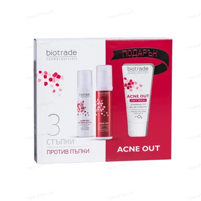 Набір Biotrade Acne Out 3 в 1 для жирної та проблемної шкіри та шкіри з акне