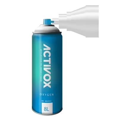 Кисень газоподібний Activox AR-001 для інгаляцій, балон портативний, 8 л