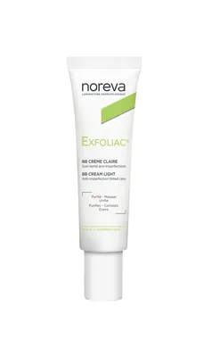 Тональний крем Noreva Exfoliac BB  для обличчя, бежевий, матуючий, 30 мл
