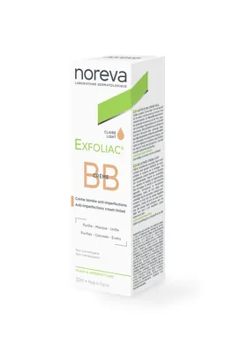Тональний крем Noreva Exfoliac BB  для обличчя, бежевий, матуючий, 30 мл