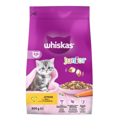 Корм сухой Whiskas для котят Курица, 300 г