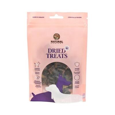 Лакомство для собак Natural Печень говяжья для дрессировки макси куски, 100 г