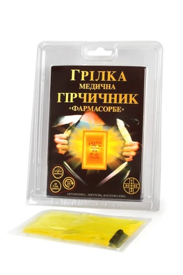 Грелка медицинская Фармасорбе горчичник, блистер