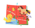 Игрушка-книжка Baby Team 8725 текстильная Хвостики от 9 месяцев