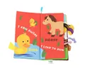 Іграшка-книжка Baby Team 8725 текстильна Хвостики від 9 місяців