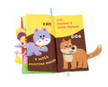 Игрушка-книжка Baby Team 8725 текстильная Хвостики от 9 месяцев